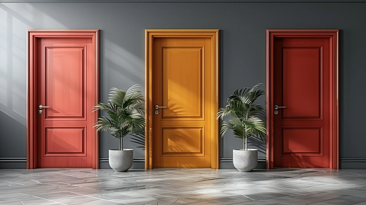 Der richtige Farbton für Zimmertüren auswählen