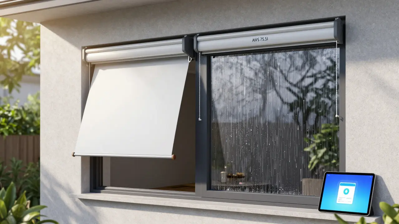 Intelligenter Rollladen öffnet sich bei Sonne und schließt bei Regen – automatisch und nahtlos.