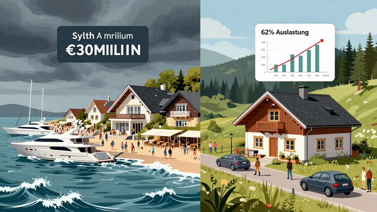Vergleich: Luxusimmobilie an der Nordsee vs. rentables Haus im Harz mit hoher Auslastung und internationalen Gästen.