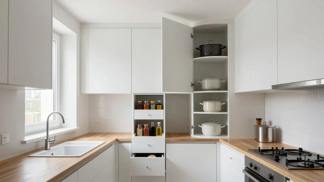 Stauraumlösungen für kleine Küchen: Clevere Ideen für mehr Platz und Funktionalität