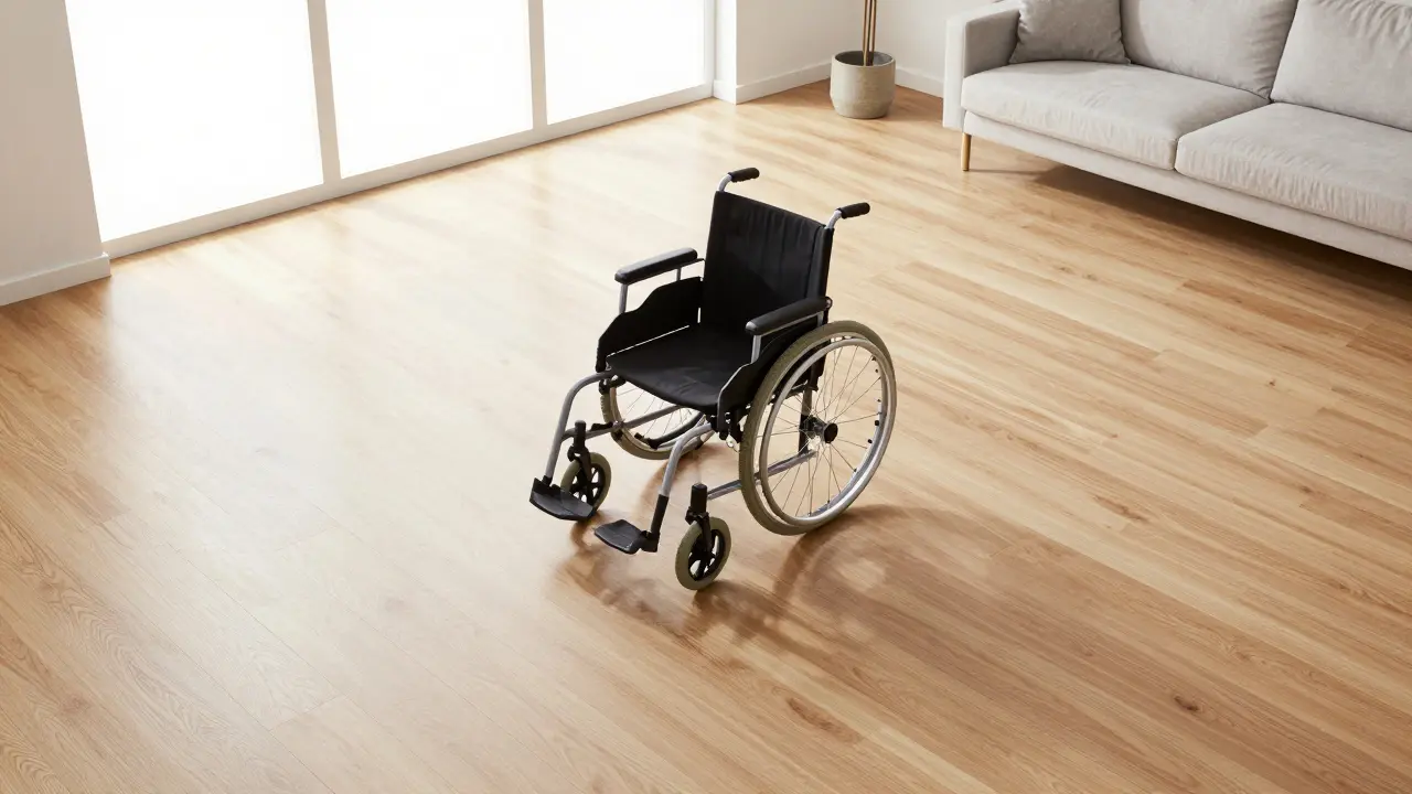 Barrierefreies Wohnzimmer planen: Maße, Höhen und Abstände nach DIN 18040-2