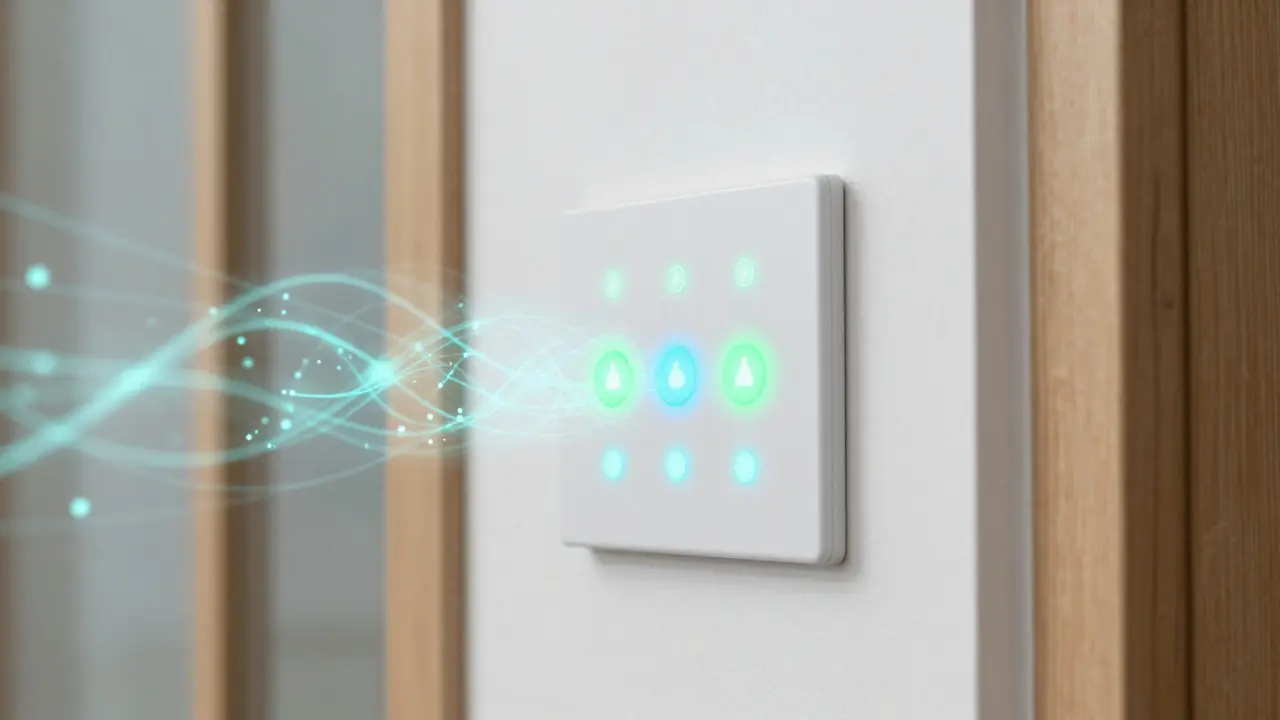 IoT-Sensoren und Datenströme visualisieren intelligente Gebäude-Technologie