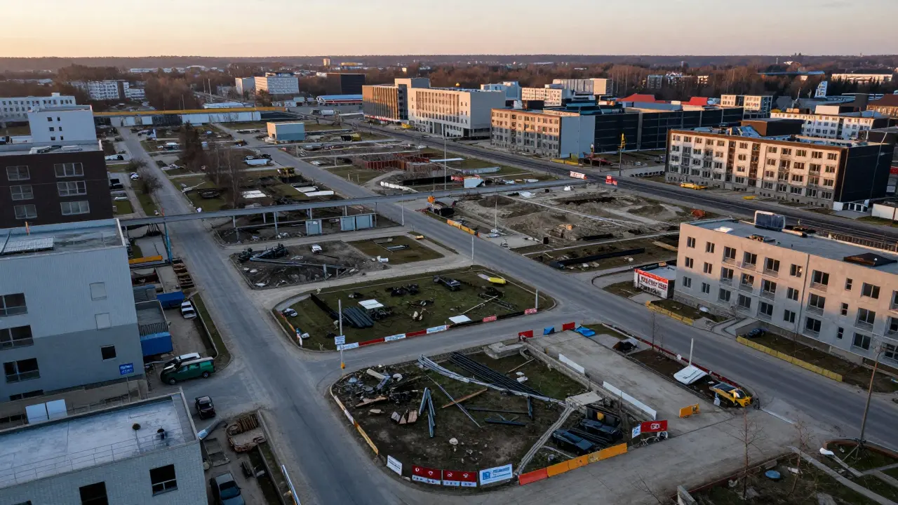 Stadtsanierung und Umnutzung von Infrastruktur in schrumpfenden Städten