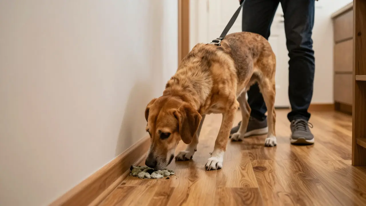 Schimmel-Spürhund sucht nach versteckten Pilzquellen im Haus
