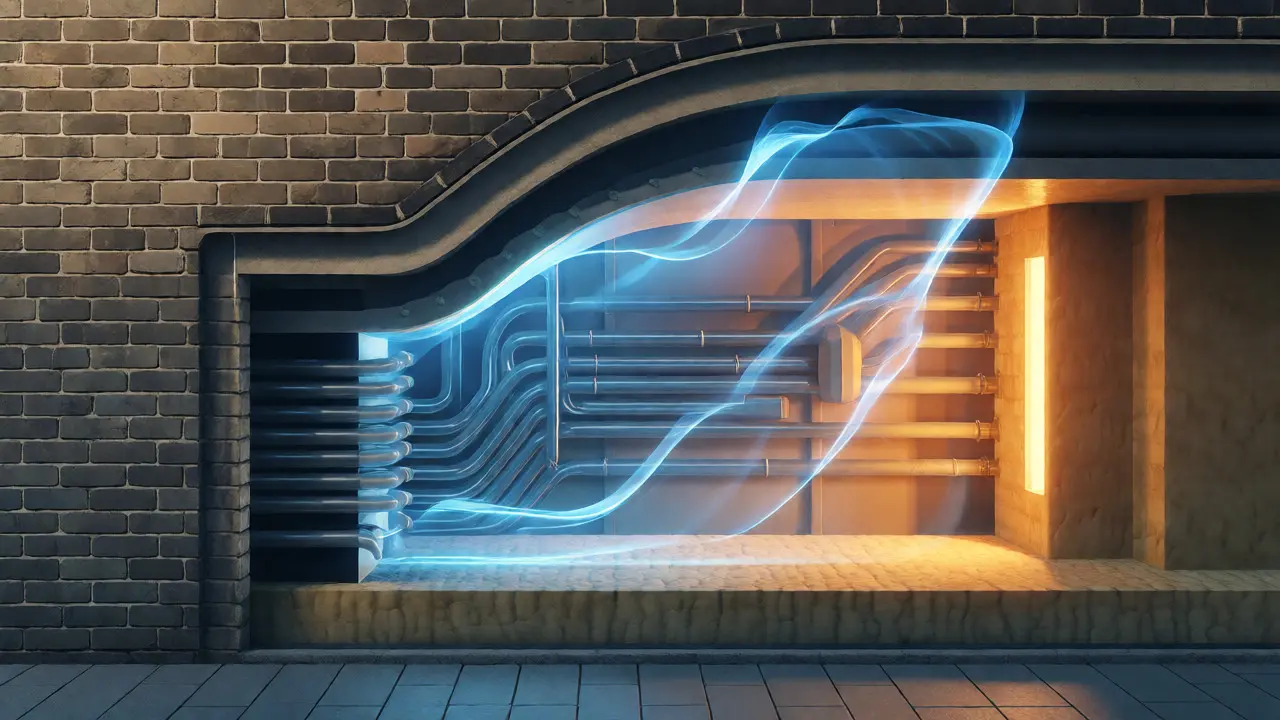 Konzeptdarstellung: Energieeffizienz im Denkmal