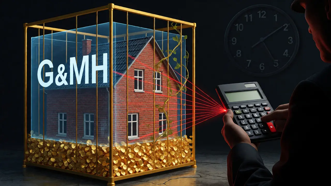 Konzeptuelle Darstellung der Wegzugsbesteuerung bei Immobilien-Holdings