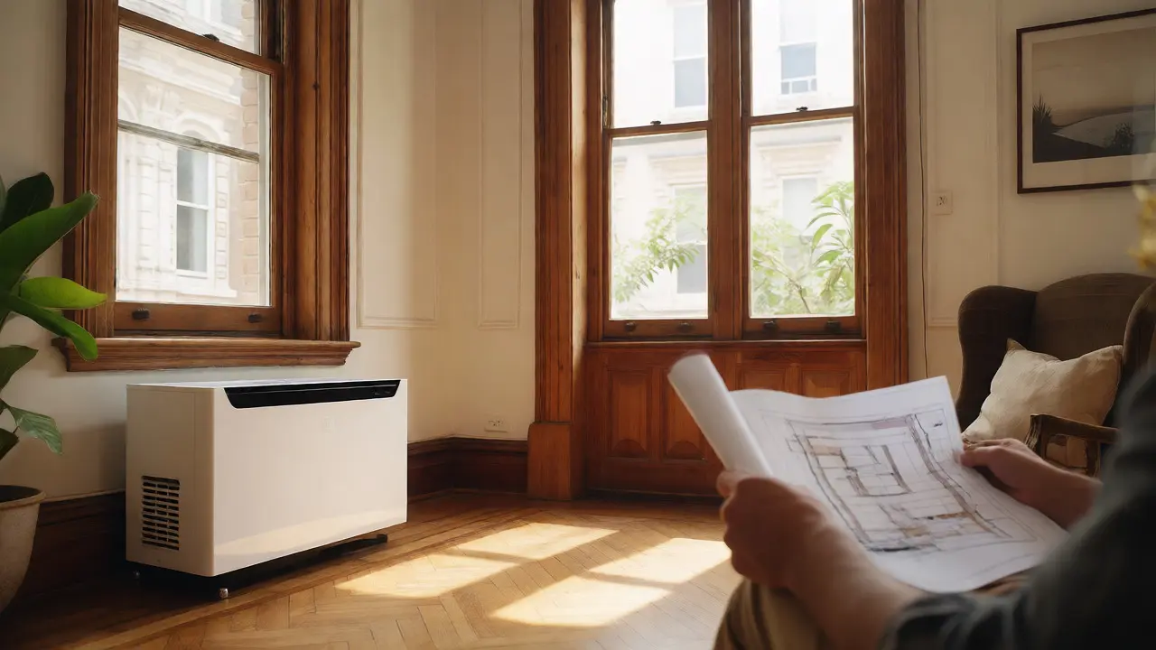 Renoviertes Zimmer mit historischer Optik und moderner Technik